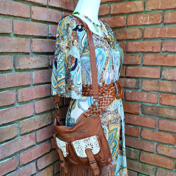 Umgee Brand Dress Paisley Print Size Medium - Picture 4 of 12